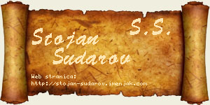 Stojan Sudarov vizit kartica